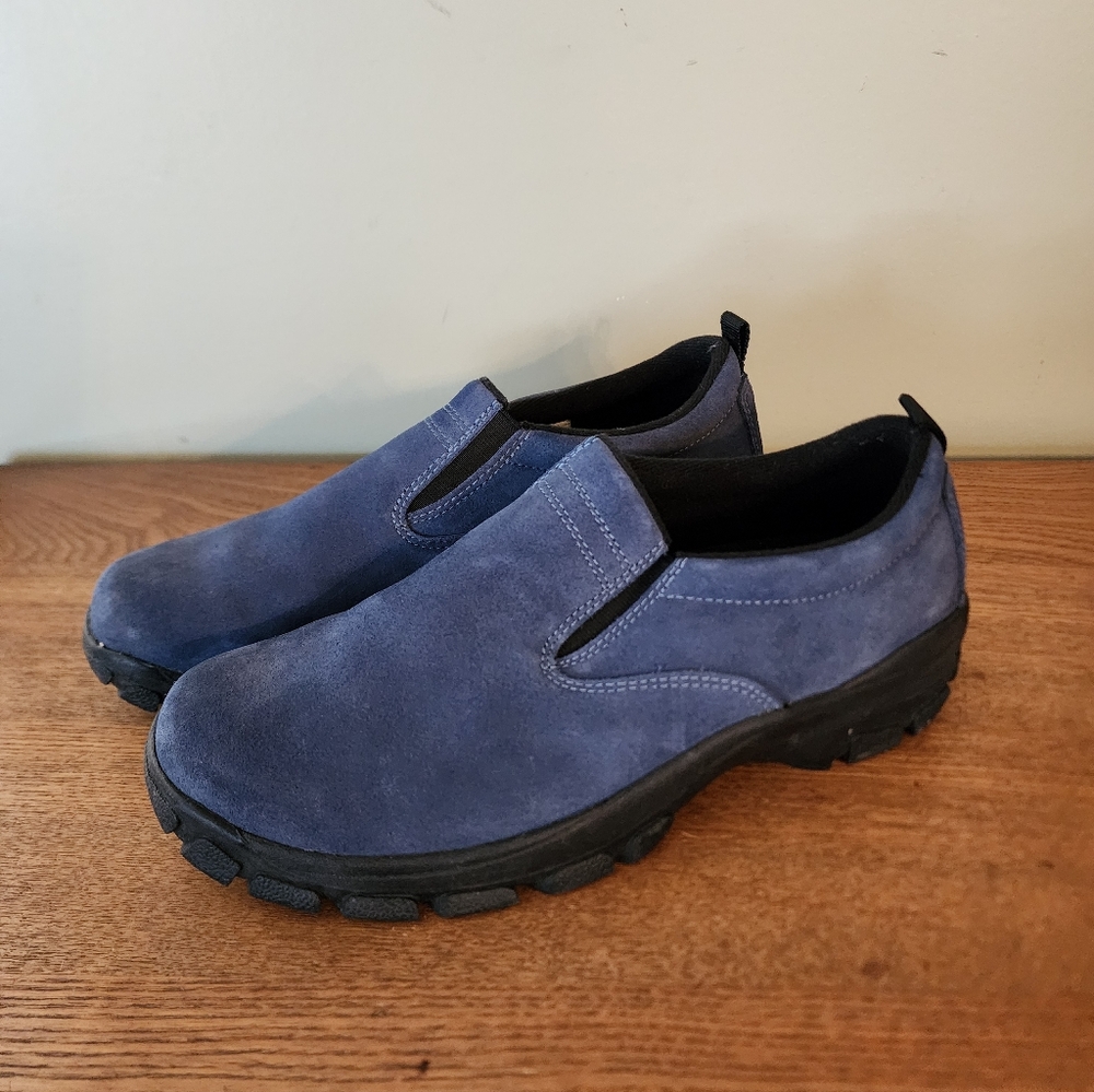 Land's End Suede Slip On Hiking Shoes